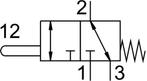 Festo 3/2 NO/NC Monostable À Tige Actionnée Valve PK-3, Verzenden, Nieuw