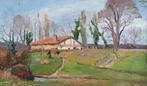 Georges Le Meilleur (1861-1945) - Ferme à Hendaye, Antiquités & Art
