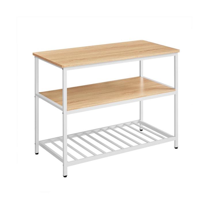 Keukenplank Eiken/Wit - Groot Werkblad | Retour deal | 40..., Huis en Inrichting, Keuken | Keukenelementen, 50 tot 75 cm, Nieuw