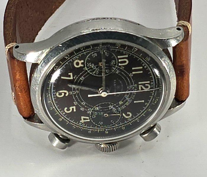 Chronometre Election. - Stahl Chronograph - Kaliber Valjoux, Handtassen en Accessoires, Horloges | Heren