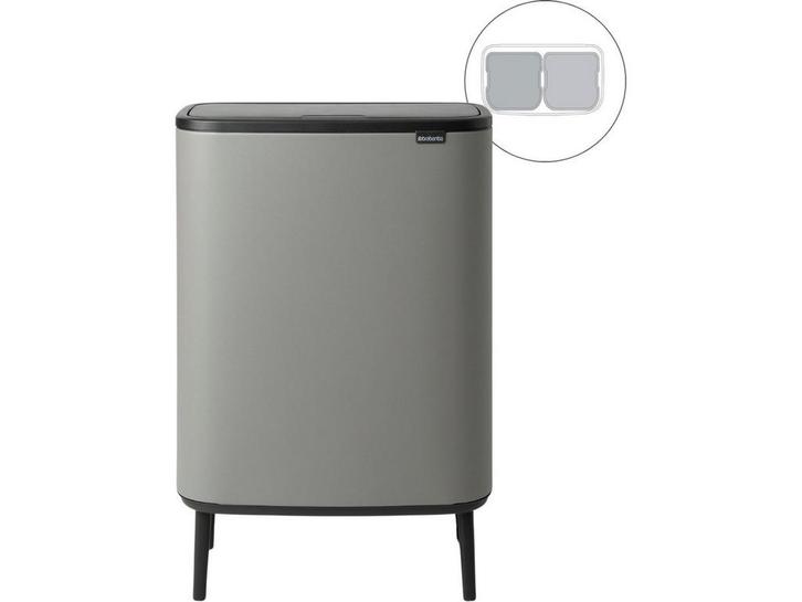 Brabantia Bo Touch Bin Hi - Prullenbak - 2 x 30 liter -, Huis en Inrichting, Woonaccessoires | Overige, Zo goed als nieuw, Verzenden