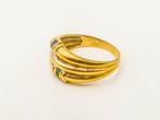 Bague - 18 carats Or jaune - Pierres précieuses variées, Nieuw