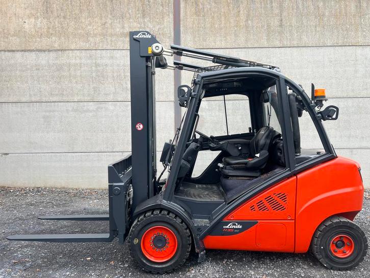 Linde H35D-02 EVO heftruck diesel triplex 3,5 ton (60), Zakelijke goederen, Machines en Bouw | Heftrucks en Intern transport, Heftruck