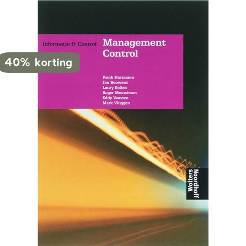 Informatie & Control - Managementcontrol 9789001400361, Boeken, Economie, Management en Marketing, Gelezen, Verzenden