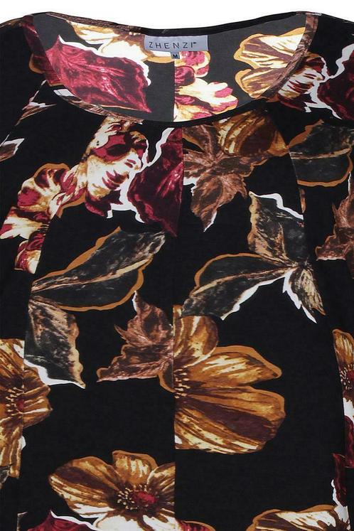 Tuniek Zhenzi print mouwloos Alijn maat 42/44, Kleding | Dames, Blouses en Tunieken, Verzenden