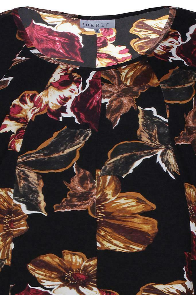 Tuniek Zhenzi print mouwloos Alijn maat 42/44, Kleding | Dames, Blouses en Tunieken, Verzenden