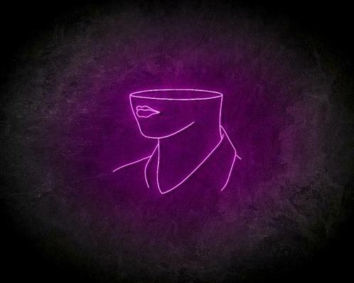 HALF FACE ART neon sign - LED neon reclame bord, Zakelijke goederen, Horeca | Overige, Verzenden