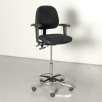 Score werkstoel, zwart, 2D armleggers, met pompje, Gebruikt, Ophalen of Verzenden