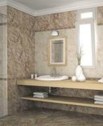 Marmer Marron 25x40 Badkamer / Toilet / Keuken Wand Tegel, Bricolage & Construction, Dalles & Carrelages, Ophalen of Verzenden