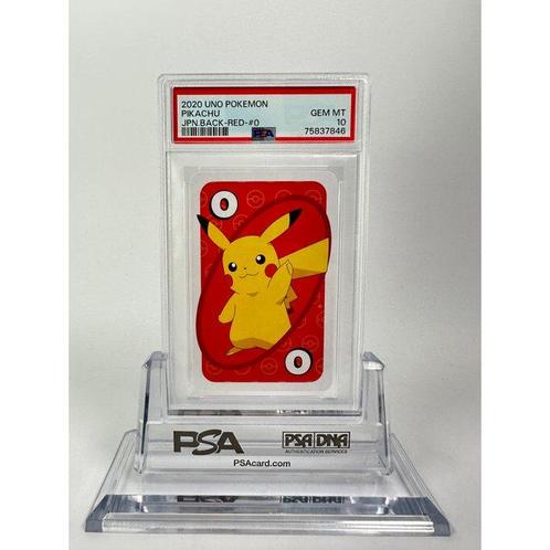 Pokémon - 1 Graded card - Pikachu Back Red UNO - PSA 10, Hobby & Loisirs créatifs, Jeux de cartes à collectionner | Pokémon