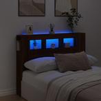 vidaXL Hoofdeinde met LED 140x18,5x103,5 cm bewerkt hout, Verzenden