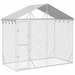 Kippenhok met MEGA korting! Hondenkennel met dak -40%, Dieren en Toebehoren, Verzenden, Nieuw, Kippenhok of Kippenren