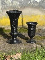 Vaas - Gietijzer - Set decoratieve vazen
