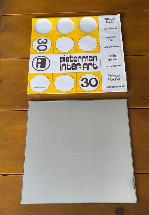 Inter-Art - Pieterman - Spiegel- Zelfklevende spiegel tegel, Antiquités & Art, Antiquités | Meubles | Chaises & Canapés