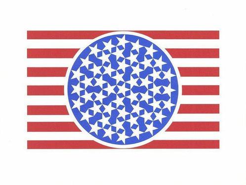 Robert Indiana (1928-2018) - New Glory Banner · 2 pieces, Antiek en Kunst, Antiek | Overige Antiek