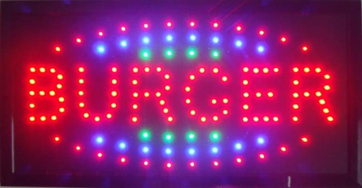 Burger lamp LED verlichting reclame bord lichtbak #C2, Huis en Inrichting, Lampen | Overige, Nieuw, Verzenden