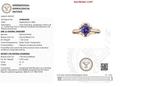 Verlovingsring - 14 karaat Roségoud - 1.75ct. tw. Tanzaniet