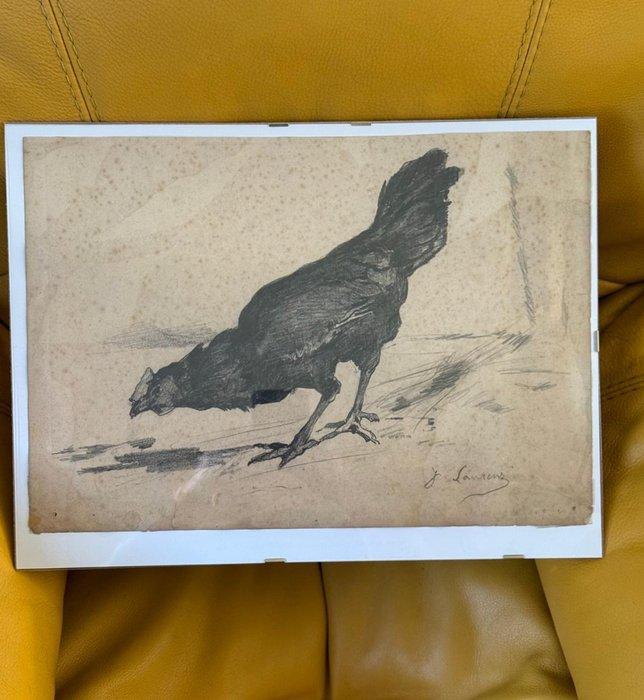 Jules Joseph Augustin Laurens (1825-1901) - Gallina, Antiek en Kunst, Kunst | Schilderijen | Klassiek