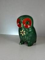 Jema Holland - Statue, Vintage uil in geglazuurd keramiek -, Antiek en Kunst