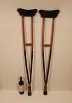 Vintage Wooden Medical Crutches - Kruk - Hout, Textiel, Antiek en Kunst, Curiosa en Brocante