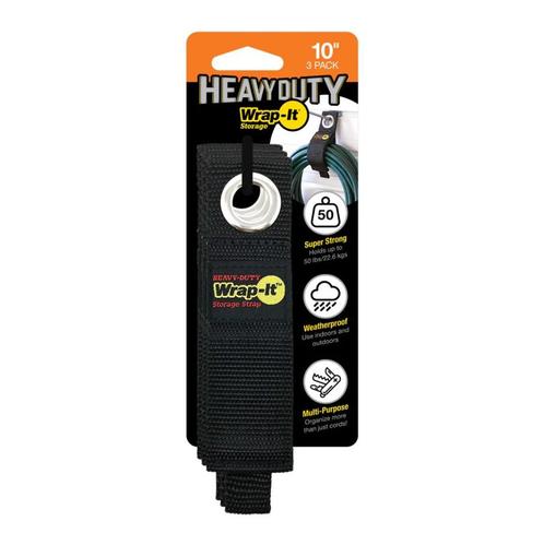 WRAP-IT Storage Strap Heavy Duty kabelbinders 25 cm (3 st), Doe-het-zelf en Bouw, Overige Doe-Het-Zelf en Bouw, Nieuw, Ophalen of Verzenden