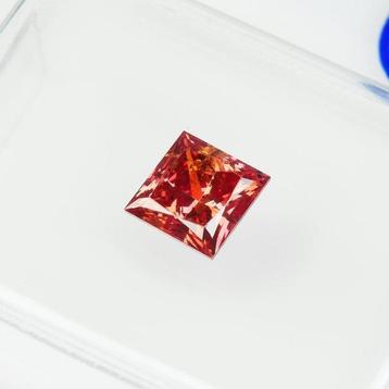 1 pcs Diamant (Kleurbehandeld) - 0.51 ct - Carré - Fancy