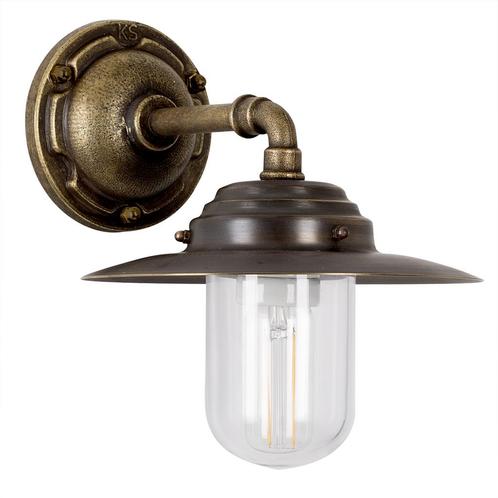 Stal- & Boerderijlampen Dijon Stallamp Brons, Tuin en Terras, Buitenverlichting, Verzenden