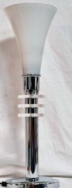 Tafellamp - Roestvrij staal - Art Deco-stijl lamp, Antiek en Kunst