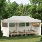 vidaXL Partytent pop-up inklapbaar 3x6 m crème, Tuin en Terras, Partytenten, Verzenden, Nieuw
