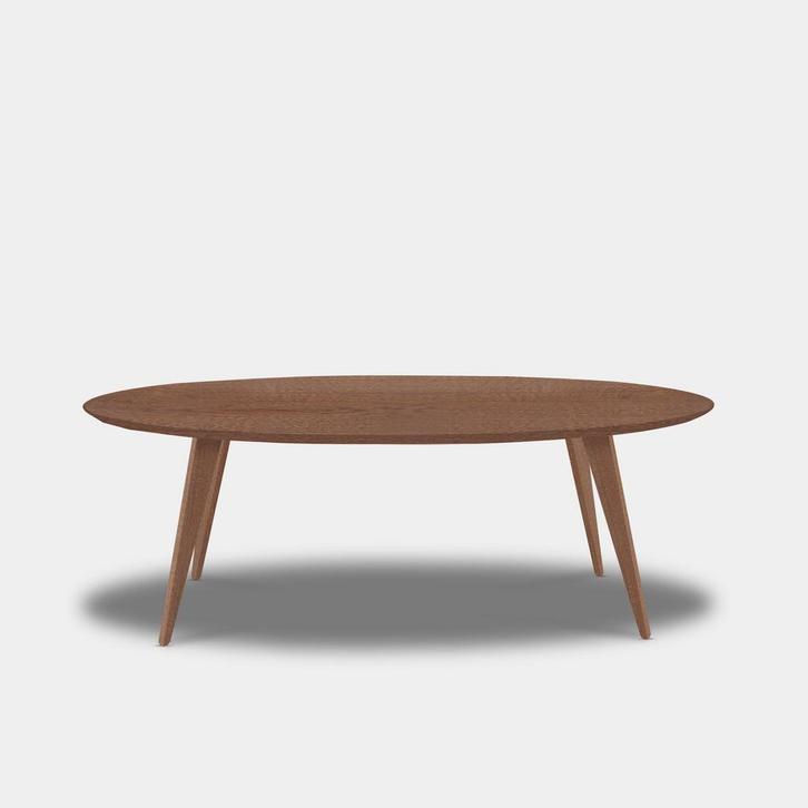 Tafel Ovaal Eikenhout  Hout Onderstel  180x90, Huis en Inrichting, Tafels | Eettafels