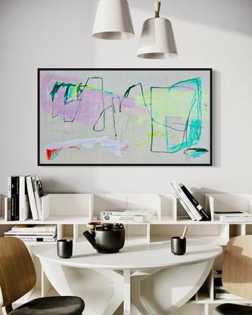 Cristine Balarine - The Jump _ large original abstract