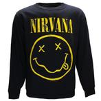 Nirvana Navy Blue Sweatshirt - Officiële Merchandise, Nieuw