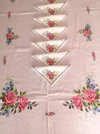Tafelkleed - 260 cm - 176 cm - rond Luo burlap