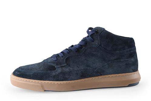 Floris van Bommel Hoge sneakers in maat 40 Blauw | 5% extra, Kleding | Heren, Schoenen, Blauw, Zo goed als nieuw, Sneakers, Verzenden