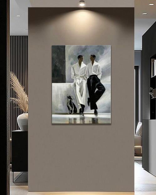 Pippo - Quiet Companionship, Antiek en Kunst, Kunst | Schilderijen | Modern