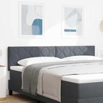 vidaXL Hoofdbord met Diamantstructuur in Donkergrijs, 180 cm, Huis en Inrichting, Slaapkamer | Bedden, Verzenden, Nieuw