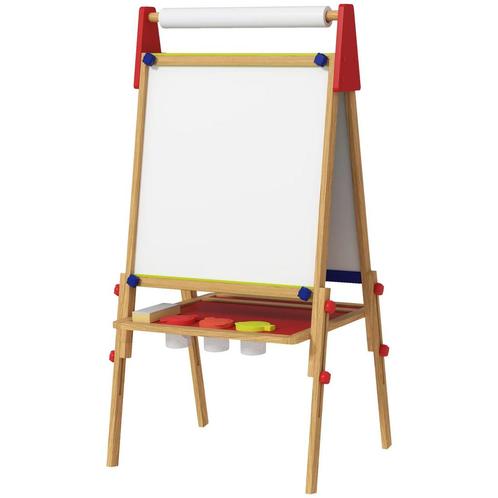 TRUUSK 3-in-1 Kindertafel in Hoogte Verstelbaar - Dubbelzijd, Hobby en Vrije tijd, Gezelschapsspellen | Overige, Verzenden