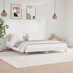vidaXL Bedframe bewerkt hout wit 140x200 cm, Huis en Inrichting, Slaapkamer | Bedden, Verzenden, Nieuw
