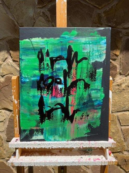 Karl Lagasse (1981) - ONE WAY GOD - No reserve, Antiek en Kunst, Kunst | Schilderijen | Modern