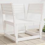 vidaXL Tuinstoel massief grenenhout wit, Tuin en Terras, Tuinsets en Loungesets, Verzenden, Nieuw
