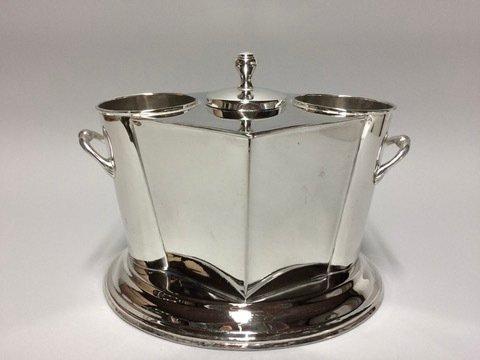 Wijnkoeler - Wijnkoeler voor twee flessen in Art Deco stijl, Huis en Inrichting, Overige Huis en Inrichting