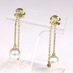 Mikimoto - Oorbellen - 14 karaat Geel goud Parel - Mikimoto