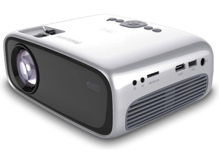 Philips NeoPix Easy PLAY - NPX443 - Smart HD Mini Beamer -, Audio, Tv en Foto, Beamers, Zo goed als nieuw, Verzenden