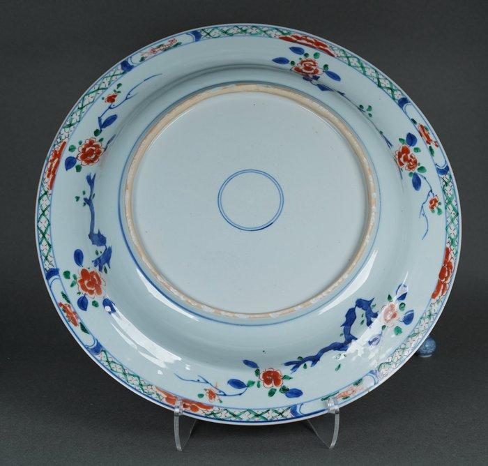 Kangxi (1662-1722) - Plat - Six Mandarin Ducks (bringing, Antiquités & Art, Antiquités | Autres Antiquités