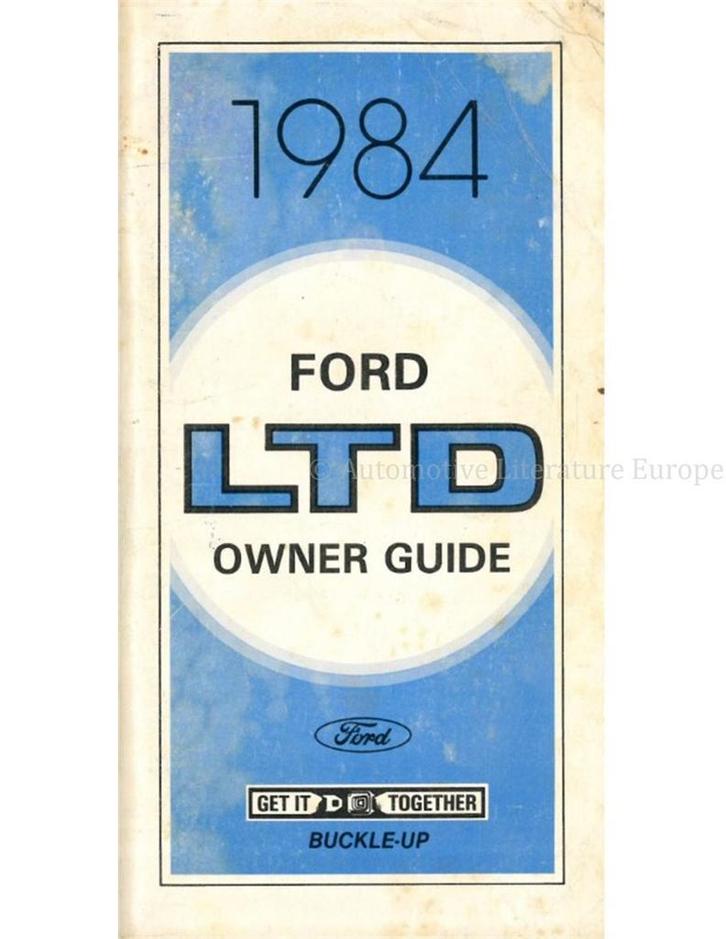 1984 FORD LTD INSTRUCTIEBOEKJE ENGELS (USA), Auto diversen, Handleidingen en Instructieboekjes