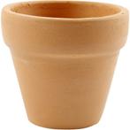 Terracotta bloempot, d5 cm, h4, 2 48stuks potten, Nieuw