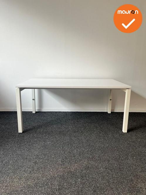 Vergadertafel Basic - 4-poots - 140x80cm - met wit onderstel, Zakelijke goederen, Kantoor en Winkelinrichting | Kantoormeubilair en Inrichting