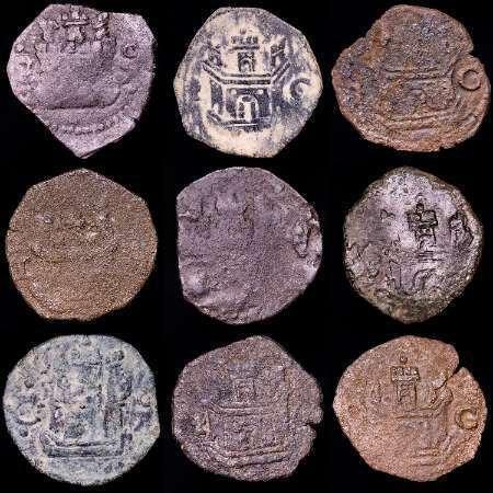 Espagne. Dinastia de los austrias. Blanca Acuñadas en, Timbres & Monnaies, Monnaies | Europe | Monnaies non-euro