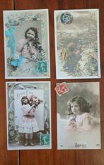 126 internationale artistieke en felicitatiepostkaarten -, Gelopen