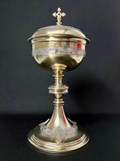 Ciboire - Argent, Vermeil - 1900-1910, Antiek en Kunst, Kunst | Niet-Westerse kunst